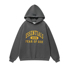 FOG Essentials 2026 Iron Gray Oversized Hoodie
