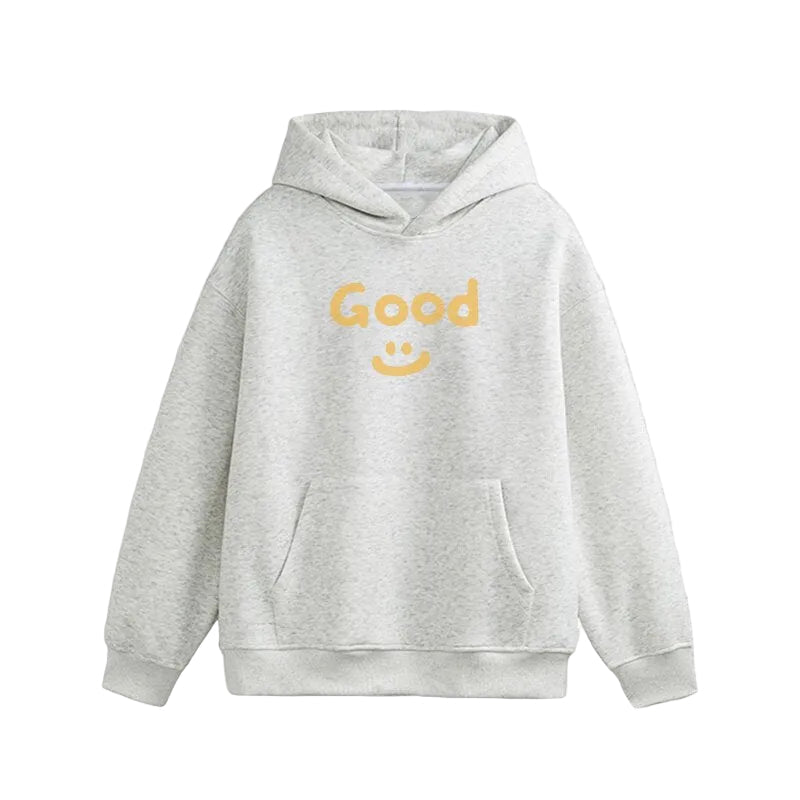 Drew Gray Smiley & GOOD Graphic Fleece Hoodie