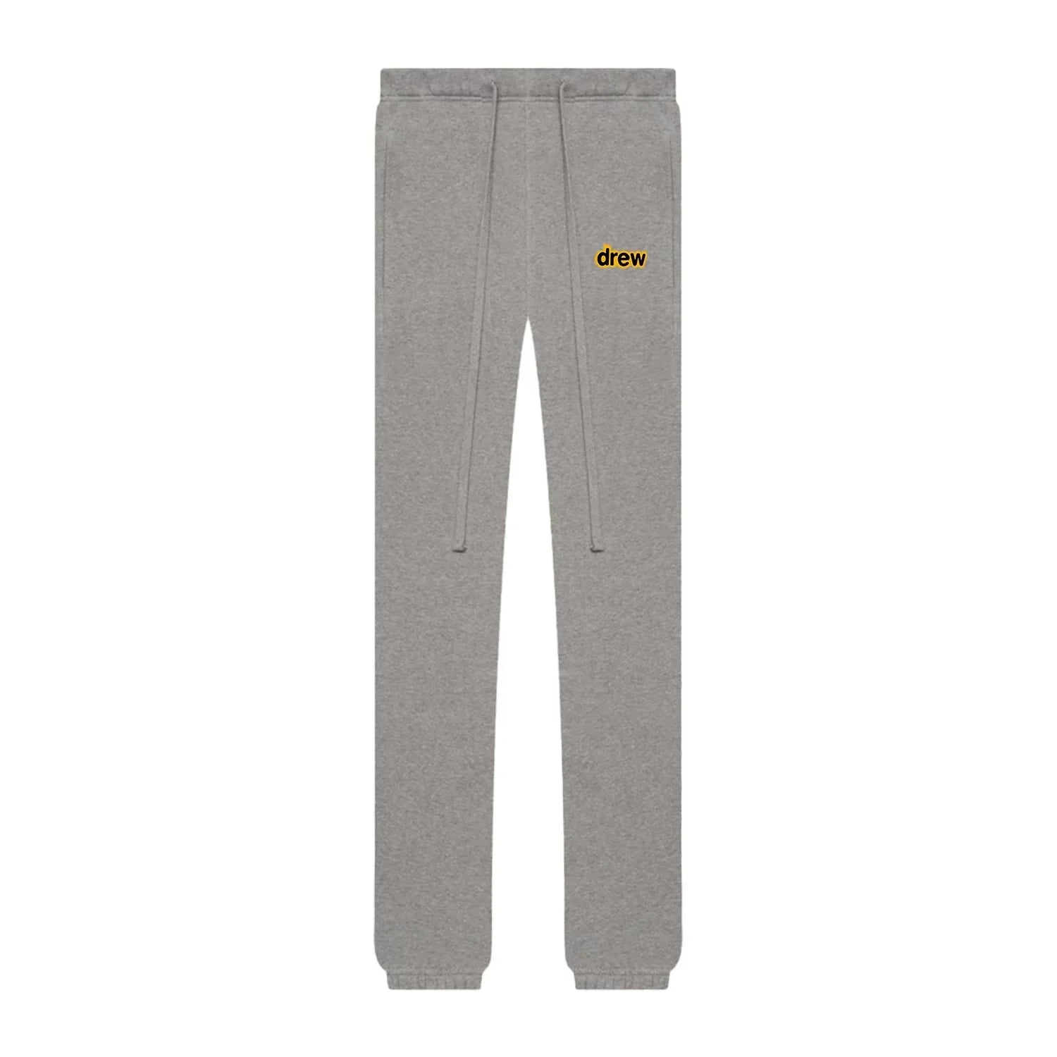 Drew Dark Oatmeal Logo Lightweight French Terry Joggers