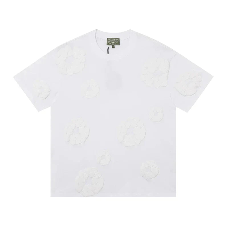 Denim Tears Cotton Wreath White Unisex Short Sleeve T Shirt