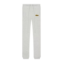 Drew Light Oatmeal Logo Fleece-Lined Joggers