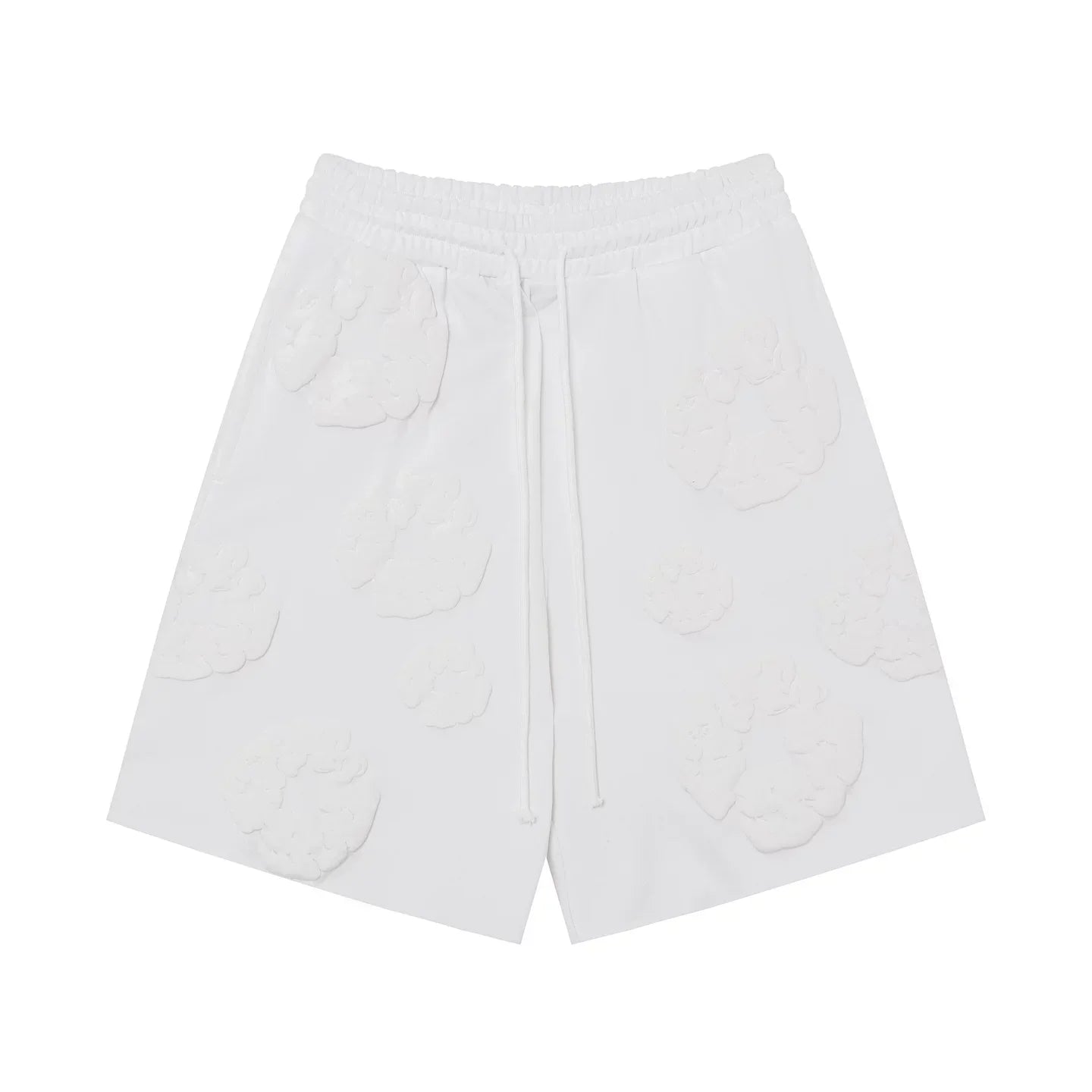 Denim Tears Cotton Wreath White Unisex Sweat Shorts