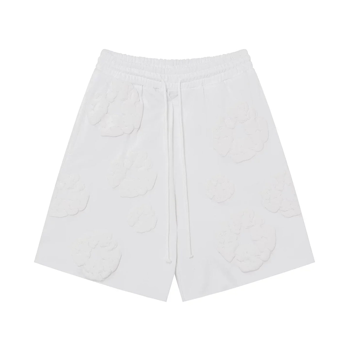 Denim Tears Cotton Wreath White Unisex Sweat Shorts