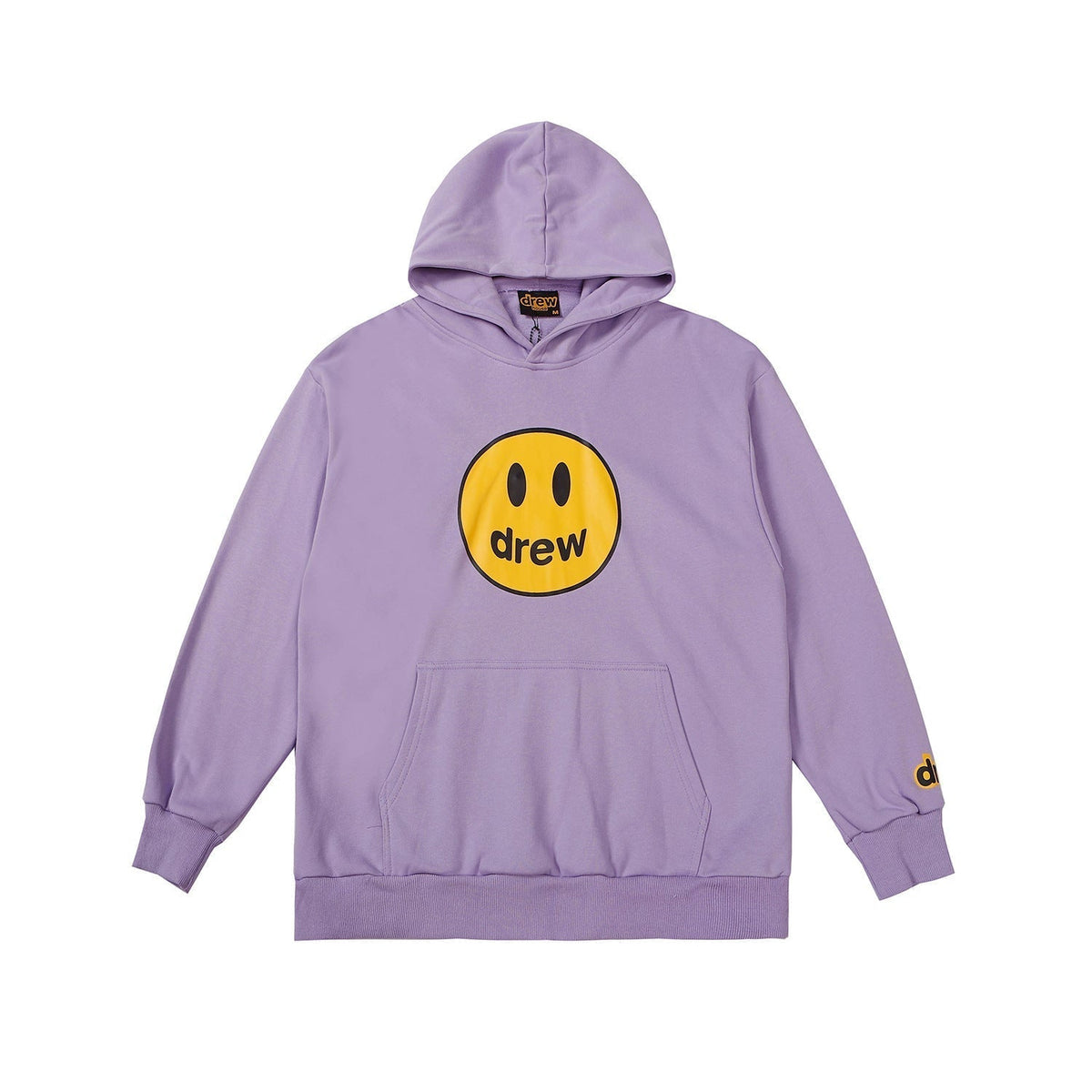 Drew House Mascot Smiley Logo Light Purple Unisex Oversized Fleece Hoodie
