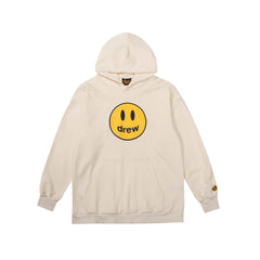 Drew House Mascot Smiley Logo Apricot Unisex Oversized Fleece Hoodie